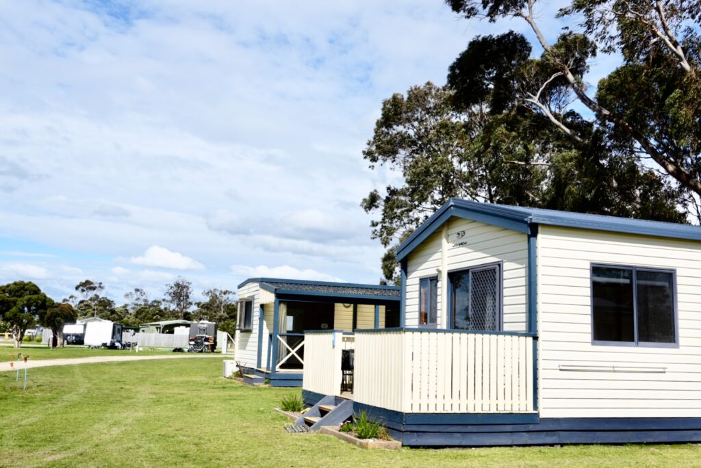 A photo of cabins at BIG4 Long Jetty Caravan Park
