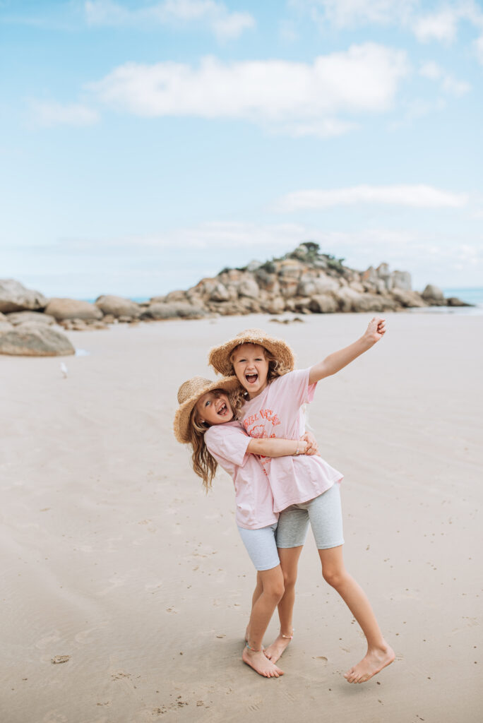 Kids playing at Wilsons Prom